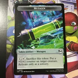 MUTAGEN MUTANT TOKEN Regular NM-M Teenage Mutant Ninja Turtles MTG - Image 1