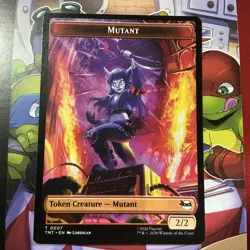 MUTAGEN MUTANT TOKEN Regular NM-M Teenage Mutant Ninja Turtles MTG - Image 2