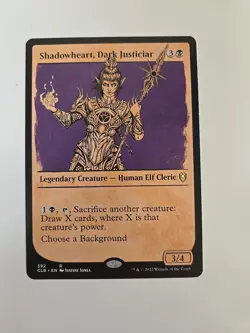 Magic: The Gathering Baldur's Gate #392 Shadowheart, Dark Justiciar (Showcase) - Image 1