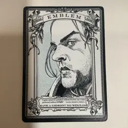 Autographed Signed RK Post token MTG, Magic The Gathering Gideon Emblem - Image 1