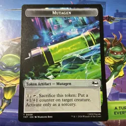 MUTAGEN Ninja TOKEN Regular NM-M Teenage Mutant Ninja Turtles MTG - Image 1