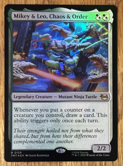 Teenage Mutant Ninja Turtles, Mikey & Leo, Chaos & Order - Foil - Image 1
