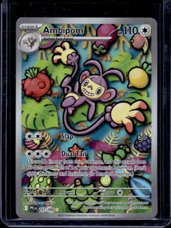 2025 Pokemon Phantasmal Flames Ambipom Illustration Rare #107/094 - Image 1