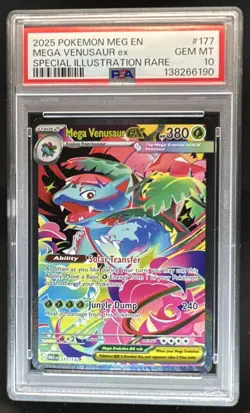2025 Pokemon Venusaur ex Special Illustration Rare #177/132 PSA 10 - Image 1