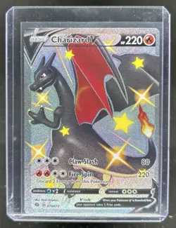 2020 Pokemon SWSH Champion's Path Charizard V Holo Full Art #079/073 - Image 1
