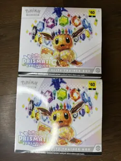 Pokemon TCG Prismatic Evolutions Elite Trainer Box ETB - Factory Sealed LOT OF 2 - Image 1