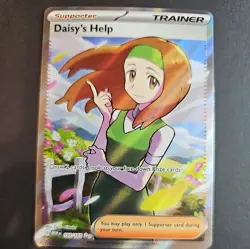 Daisy's Help Ultra Rare Holofoil 195/165 NM SV: Scarlet & Violet 151 Pokemon Car - Image 2