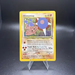 Hitmontop 3/75 Neo Discovery Unlimited Holo Rare Pokemon TCG - Image 1