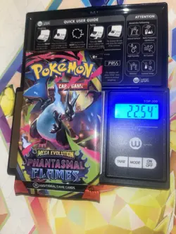 Very Heavy! 22.54g Pokemon TCG ME Phantasmal Flames Pack Sealed! - Image 1