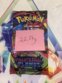 Very Heavy! 22.54g Pokemon TCG ME Phantasmal Flames Pack Sealed! - Image 2