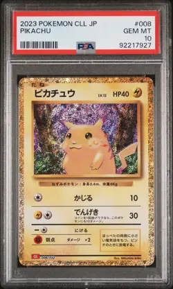PSA 10 Pokemon Pikachu & Raichu Classic 009 008/032 CLL 2023 Japanese Sequential - Image 2