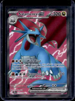 2025 Pokemon Journey Together Salamence ex #177/159 - Image 1