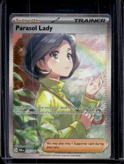 2023 Pokemon SV Paradox Rift Parasol Lady Special Illustration Rare #255/182 - Image 1