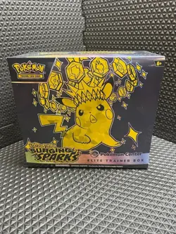 Surging Sparks Pokemon Center Exclusive SEALED Elite Trainer Box - Image 1