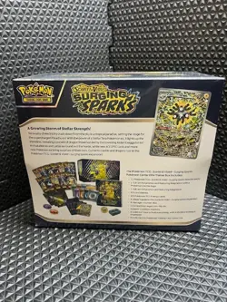 Surging Sparks Pokemon Center Exclusive SEALED Elite Trainer Box - Image 5