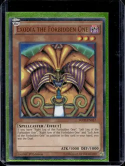 2015 Yu-Gi-Oh! 1st Edition Exodia The Forbidden One #YGLD-ENA17 - Image 1