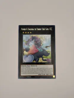 Yu-Gi-Oh! Number 41: Bagooska The Terribly Tired Tapir 1st. VASM-EN044 Rare - Image 2