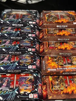 One Piece Card Game Illustration Box Vol.5 x5 and Vol.6 x5 LOT OF 10! ✅In Hand - Image 1