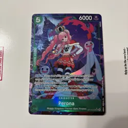 One Piece OP14-033 Perona SR Alt Art OP14 The Azure Sea's Seven English NM - Image 1