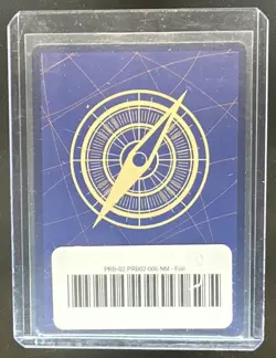 2025 One Piece The Best V2 Roronoa Zoro Alternate Art #PRB02-006 - Image 2