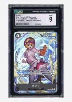 One Piece CGC 9 Koala SR Alternate Art 2025 EB03-042 EB03 Japanese #1 - Image 1