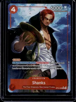 2025 One Piece Legacy of the Master Shanks Alternate Art Rare #OP12-008 - Image 1