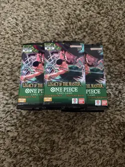 LOT OF 25 SEALED Booster Packs One Piece TCG: Legacy Of The Master Op-12 - Image 1