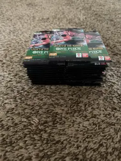 LOT OF 25 SEALED Booster Packs One Piece TCG: Legacy Of The Master Op-12 - Image 2
