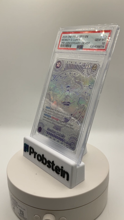 2025 ONE PIECE OP11 MONKEY D LUFFY 3RD ANNIVERSARY SILVER OP05-119 PSA 9 - Image 2
