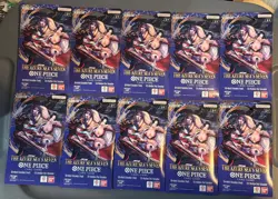 One Piece TCG The Azure Sea’s Seven OP-14 Sleeved Booster Pack Lot Of 10 Sealed - Image 1