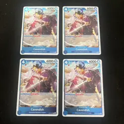 ONE PIECE TCG: Cavendish OP10-045 Rare x4 Royal Blood playset - Image 1