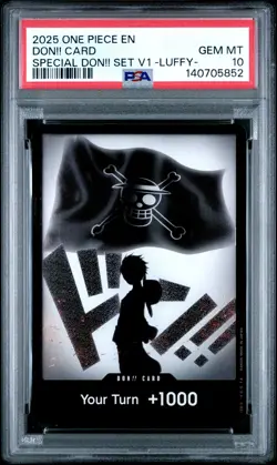 2025 One Piece Special DON!! Monkey.D.Luffy - Set Volume 1 - PSA 10 - Image 1