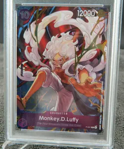 2023 One Piece - Monkey D. Luffy #041 1st Anniversary Winner Promo PSA GEM MT 10 - Image 2