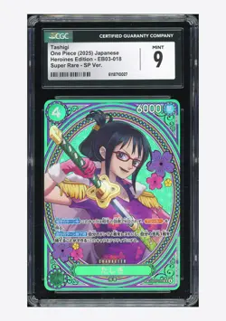 One Piece CGC 9 Tashigi SP Alternate Art 2025 EB03-018 EB03 Japanese - Image 1