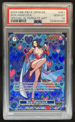 2024 One Piece Boa Hancock Special Alternative Art #OP07-051 PSA 10 - Image 1