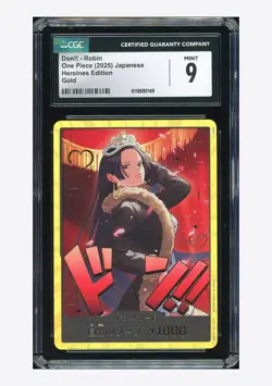 One Piece CGC 9 Don!! Gold 2025 EB03 Boa Hancock Japanese Label Error - Image 1