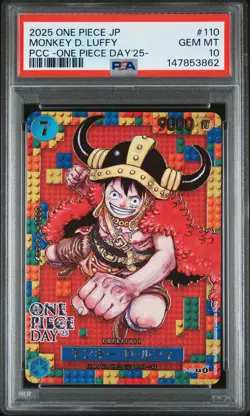 2025 ONE PIECE JPN PREMIUM COLLECTION ONE PIECE DAY'25 MONKEY D. LUFFY PSA 10 - Image 1