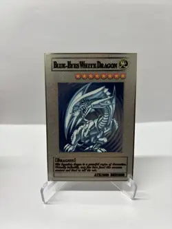 BLUE-EYES WHITE DRAGON Metal Yu-Gi-Oh! Card-Collectible Gift Display - Image 1