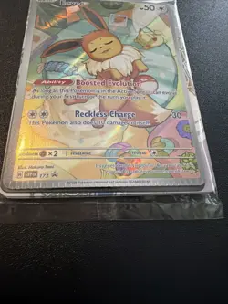 Eevee 173 Scarlet & Violet Promo Pokemon Card Sealed with Crimped Error - Image 2