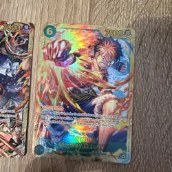 One Piece TCG OP-13 Gold Secret Rare Sec card Luffy Sabo Ace SR 118 119 120 op13 - Image 4