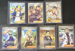 Pokemon TCG Full Art Trainer Card Lot 7 Cards - Image 1