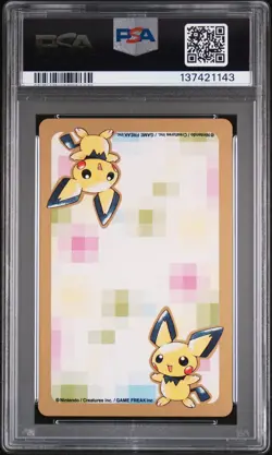 2000 POKEMON GOLD VERSION PART 2 PLAYING CARDS 2 OF SPADES #184 AZUMARILL PSA 10 - Image 2