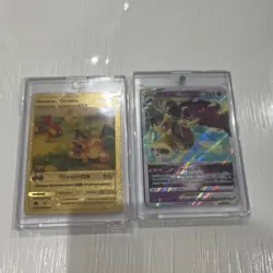 Pokemon Charizard, Mawile VSTAR, Origin Forme Palkia VSTAR Foil Metal Card Lot - Image 1