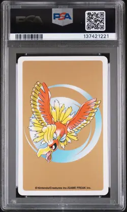 2000 POKEMON GOLD VERSION PLAYING CARDS KING OF CLUBS #212 SCIZOR PSA 10 - Image 2