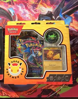 Pokemon Phantasmal Flames Pokemon Day 2026 Sealed Pack Pikachu Card & Coin - Image 1