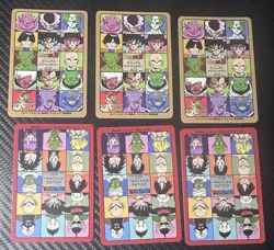 Dragon Ball Z Carddass Visual Adventure Lot Of 6 Cards PRISM TCG BANDAI - Image 2