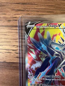 NM/Mint Origin Forme Dialga V SWSH255 Promo Full Art Pokemon Card - Image 2