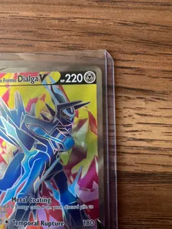 NM/Mint Origin Forme Dialga V SWSH255 Promo Full Art Pokemon Card - Image 3