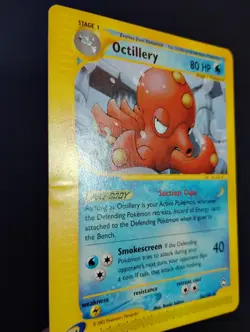 Octillery 26/147 Aquapolis Non-Holo 2002 WOTC Vintage E-Reader Pokemon Card LP - Image 3