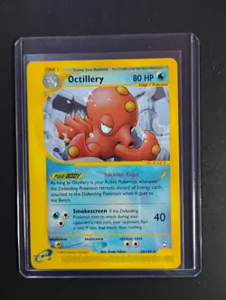 Octillery 26/147 Aquapolis Non-Holo 2002 WOTC Vintage E-Reader Pokemon Card LP - Image 5